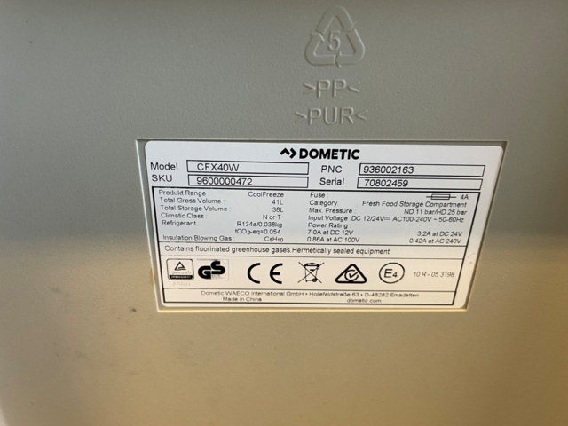 1007549-4 Dometic CoolFreeze CFX 40W
