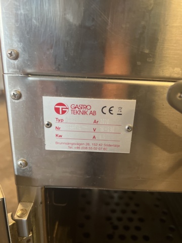 897170-5 Gastrotecnik Cookery, heating with 1 cabinet and well 2020