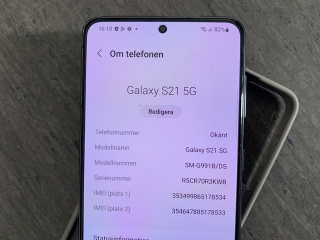 1010911-3 Mobile phone Samsung Galaxy S21 5G Dual SIM 256GB with BT speaker Audio Pro P5