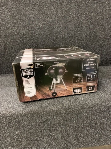 1009320-3 Charcoal grill Austin and Barbeque AABQ 57 cm Round Charcoal