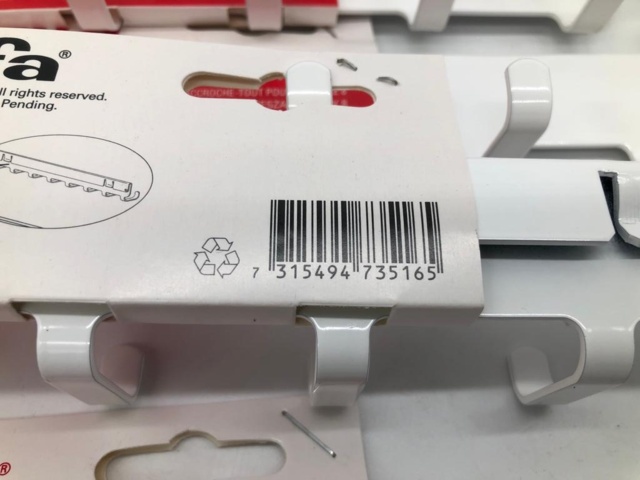 1003482-2 13 pcs Elfa console hook strip + 14 pcs holder for tool keys - Shipping included (L-426)