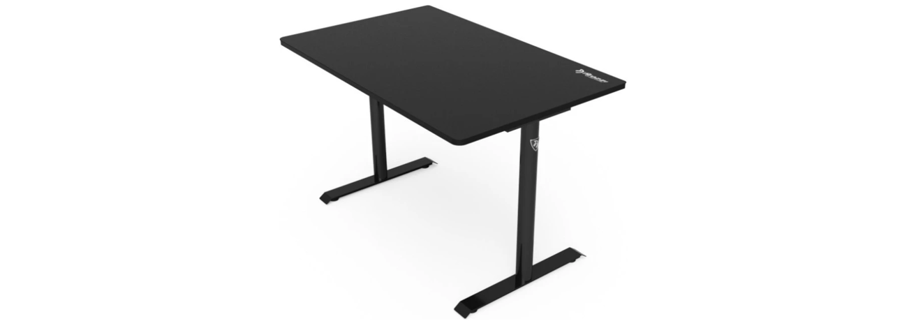1003648-2 Gaming desk with full-coverage mouse pad, Arozzi Arena Leggero - Black