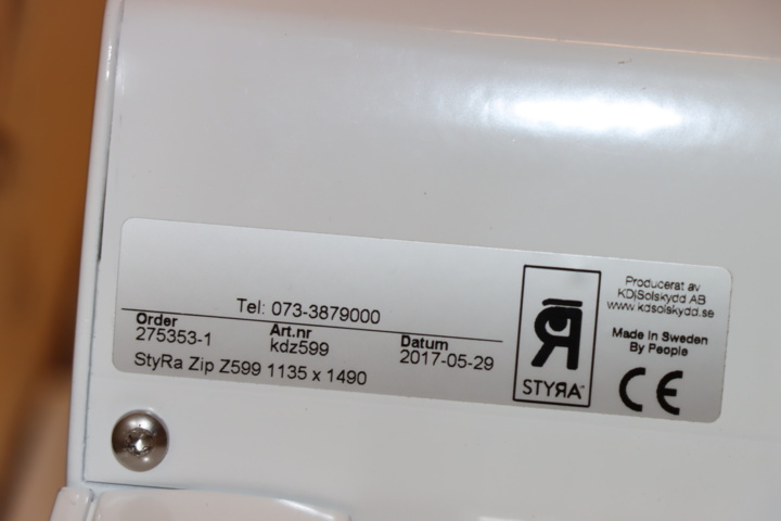 931003-4 Dreh Kipp Window 10x13 with electric awning