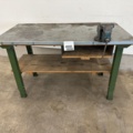 1002902-2 Workbench with sheet metal and vise