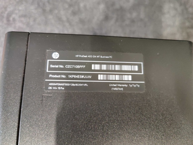 1013385-6 Computer Hp ProDesk 400 G4