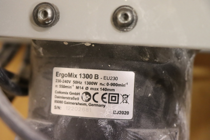 931087-4 Mixer Collomix ERGOMIX 1300
