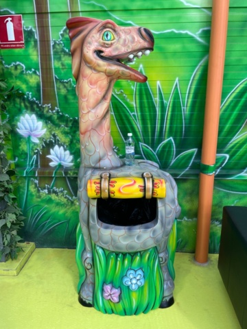 1014094-3 Dinosaur / Dragon Garbage can