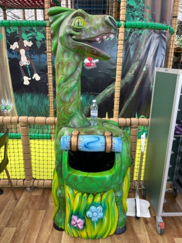 1014097-3 Dinosaur / Dragon Garbage can