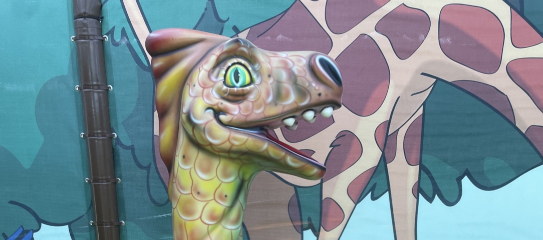 1014093-1 Dinosaur / Dragon Garbage can