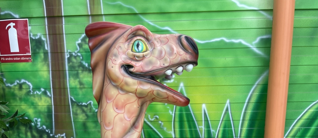 1014094-1 Dinosaur / Dragon Garbage can