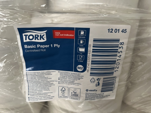 985354-5 Toilet paper dryer 3 pallets