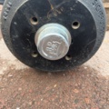 897241-5 NEW BPW trailer axle with push brake and cables