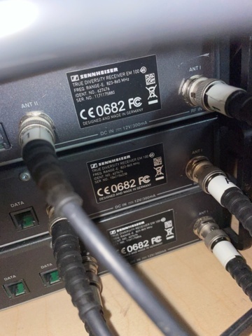 1007507-6 Receiver for microphones, Sennheiser EW 100 G3