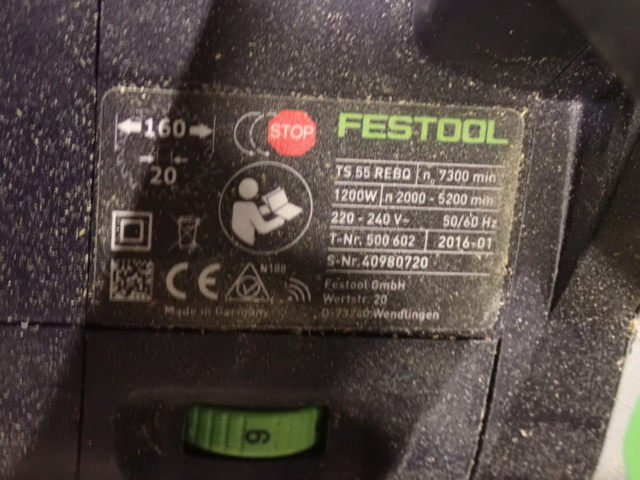 1012398-6 Festool tools, bench saw, hand router and more