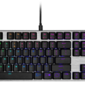 1012018-2 Gamingtangentbord Cooler Master SK652 Wired Low Profile RGB Gaming Keyboard - Space Grey