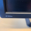 992613-7 Office furniture: Electric raise/lower desk, office chair, bookshelf, computer screen, etc