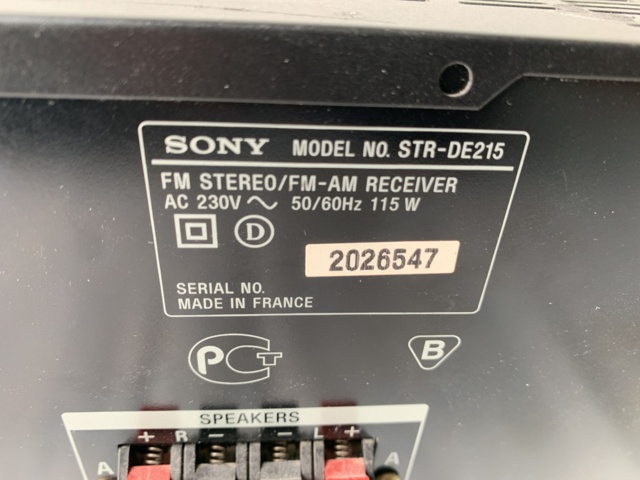 882157-5 Sony Audio/Video Control Center