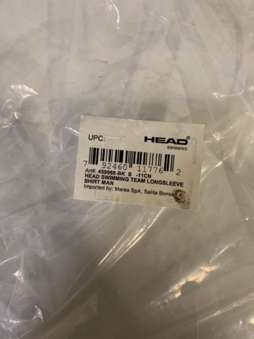 1013948-6 Neoprene shorts Head Buoyancy jammer Black, Size L