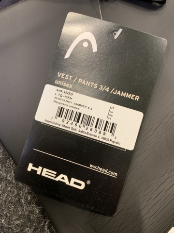 1013948-8 Neoprene shorts Head Buoyancy jammer Black, Size L