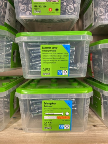 1014703-6 Screw assortment Essve