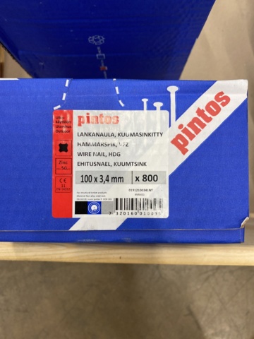 1014721-5 Hammer nails, diving nails & cardboard banded comb nails from Pintos