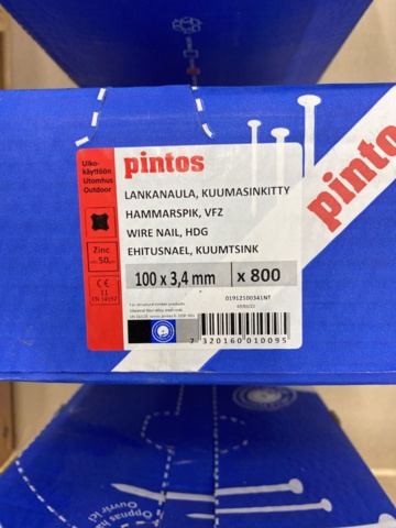 1014721-6 Hammer nails, diving nails & cardboard banded comb nails from Pintos