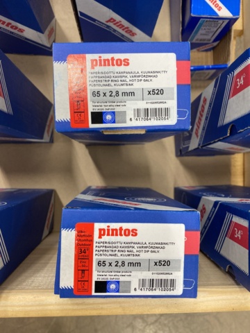 1014721-25 Hammer nails, diving nails & cardboard banded comb nails from Pintos