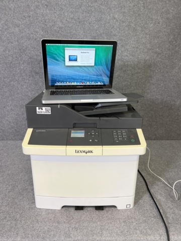 962815-1 Older MacBook Pro and printer Lexmark