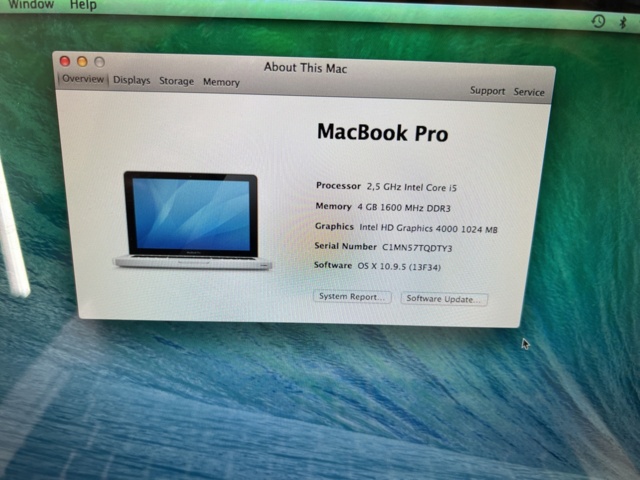 962815-7 Older MacBook Pro and printer Lexmark