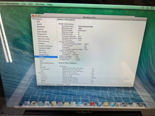 962815-11 Older MacBook Pro and printer Lexmark