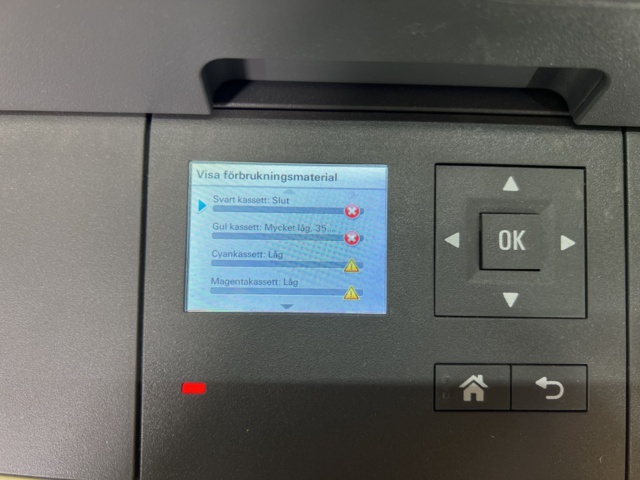 962815-24 Older MacBook Pro and printer Lexmark