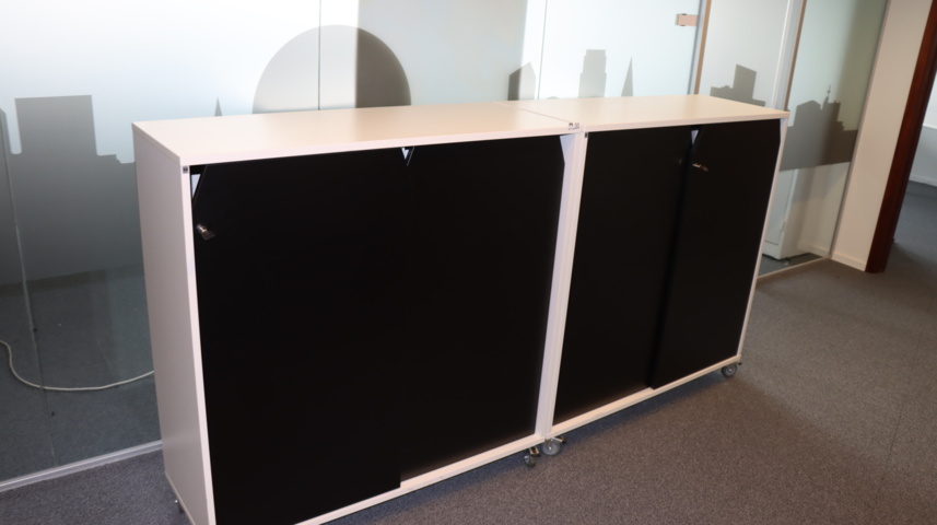 931144-1 2 storage cabinets on wheels