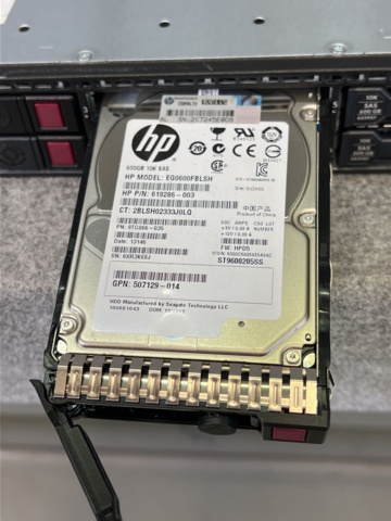 962825-4 Rack Server, HP ProLiant DL360 G8, 1st