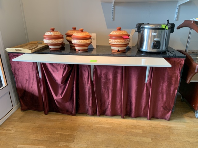Serving bench on wheels for buffet service - PS Auction - We value the ...