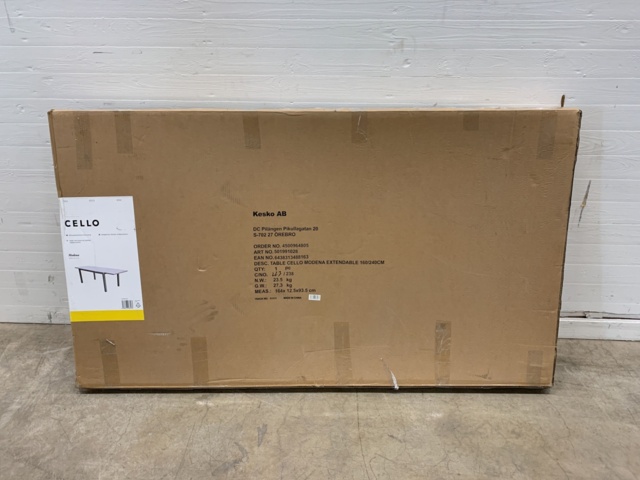 1015822-1 Table Cello Modena Extendable 160-240Cm