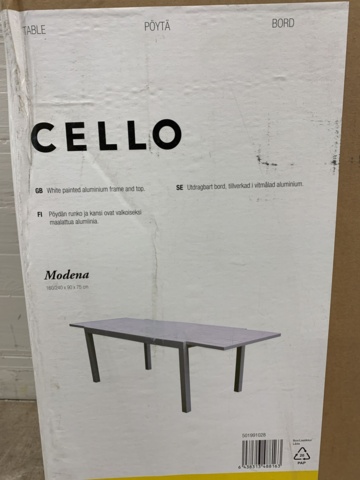 1015822-3 Table Cello Modena Extendable 160-240Cm