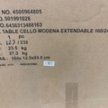 1015822-4 Table Cello Modena Extendable 160-240Cm