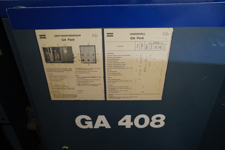 1015836-6 Compressor Atlas Copco GA 408 - 1978