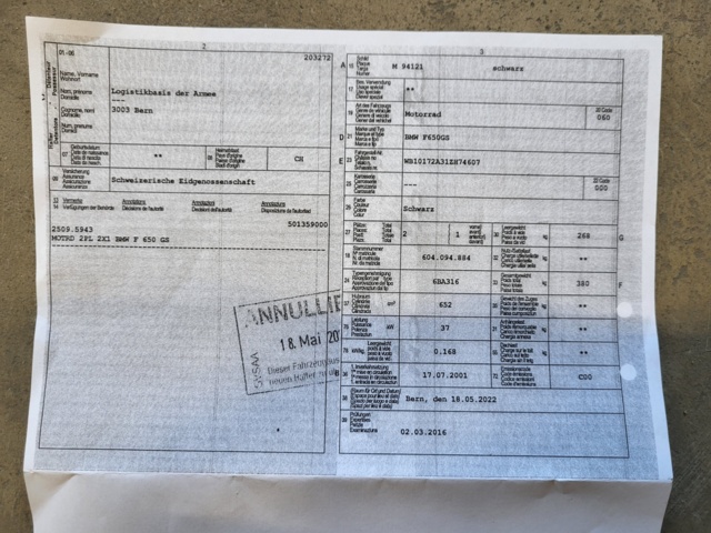 990935-10 BMW F 650 GS motorcycle