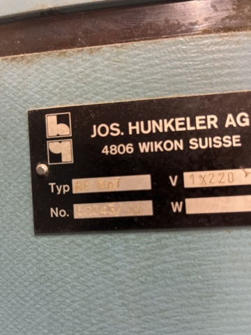 990157-14 JOS Hunkler RE-Mat 320 Register cutting / Index cutting machine