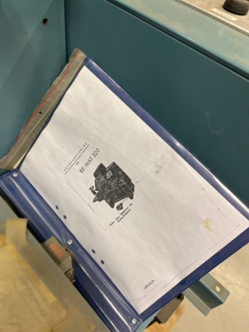 990157-23 JOS Hunkler RE-Mat 320 Register cutting / Index cutting machine