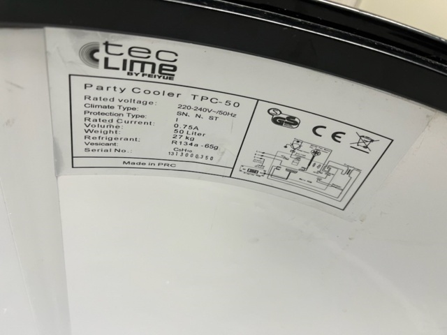 1014254-4 Drink cooler TecLime on wheels