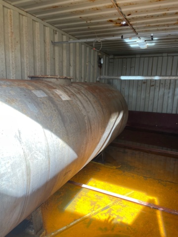 1016579-15 Dieseltank med pump & räkneverk - 20 fot container