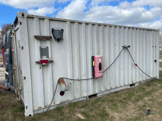 1016579-23 Dieseltank med pump & räkneverk - 20 fot container