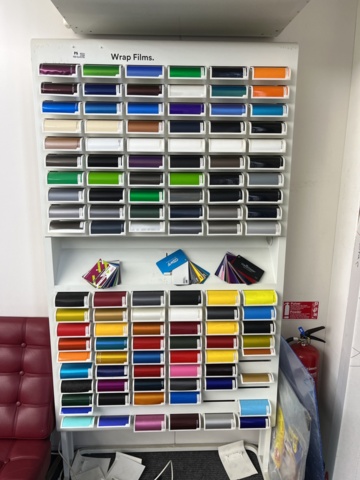 990164-1 Stativ för visning av folierings modeller inkl. prover