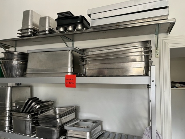 Everything on the shelf, stainless steel queue trays and canteens - PS ...