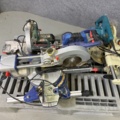 962838-1 Miter saw x3 Makita & Metabo