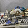962838-2 Miter saw x3 Makita & Metabo