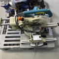 962838-6 Miter saw x3 Makita & Metabo
