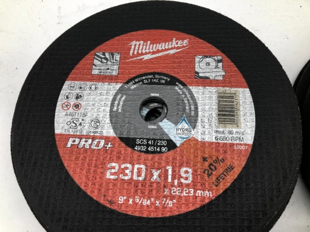 1016881-4 Milwaukee Cutting Disc Assortment - Shipping Included (L-600)